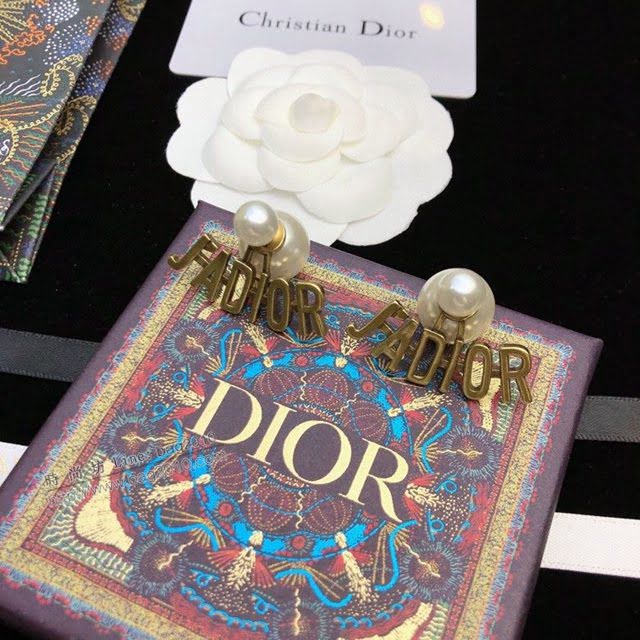 Dior飾品 迪奧經典熱銷款JADIOR字母耳釘耳環  zgd1474